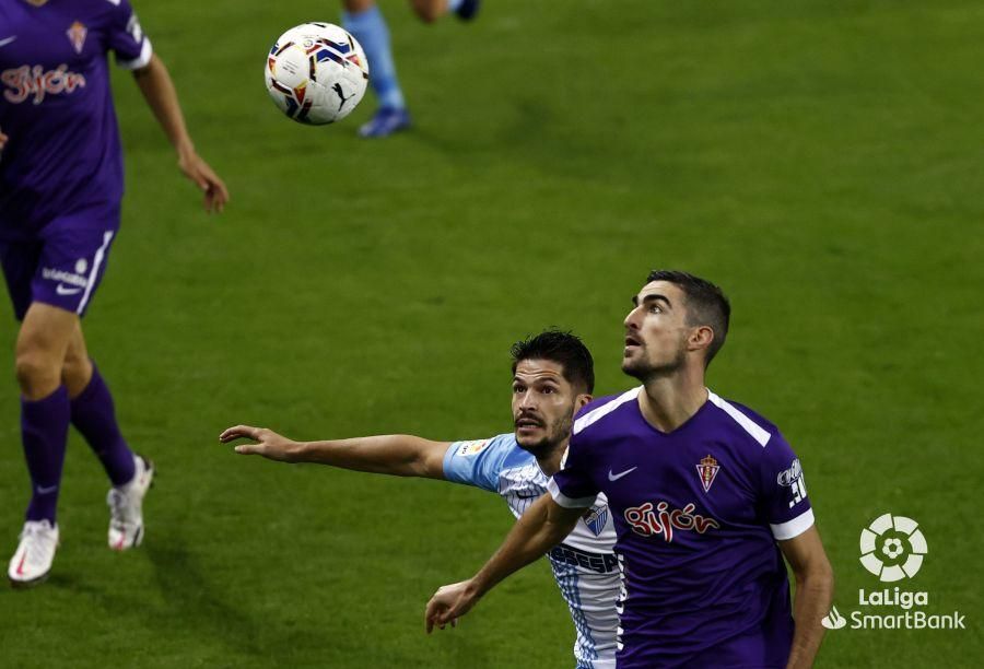 Málaga - Sporting, en imágenes