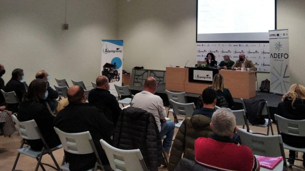 Asamblea general de Adefo Cinco Villas celebrada en el Museo Aquagraria el día 8 de febrero. 