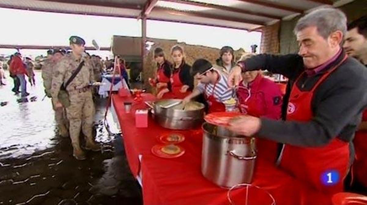 Endurits brigadistes reben el dinar a ’Masterchef’ (TVE-1).