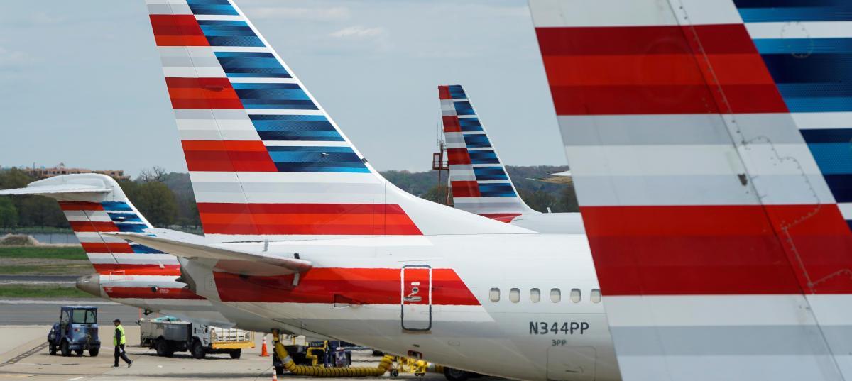 Imagen de aviones de American Airlines.