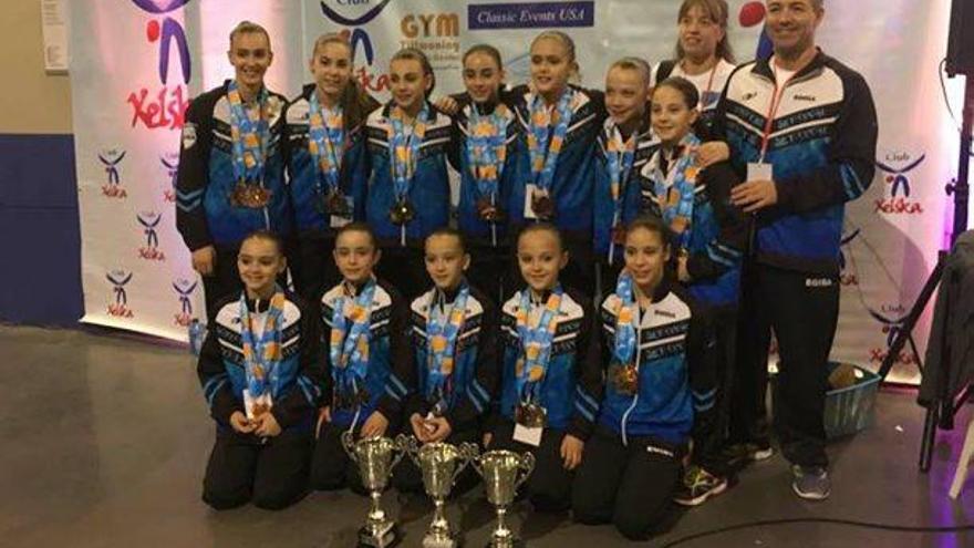 Representació de l&#039;Egiba a la Mallorca-Gym Cup