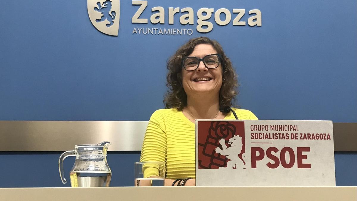 La concejal del grupo municipal del PSOE, Marta Aparicio