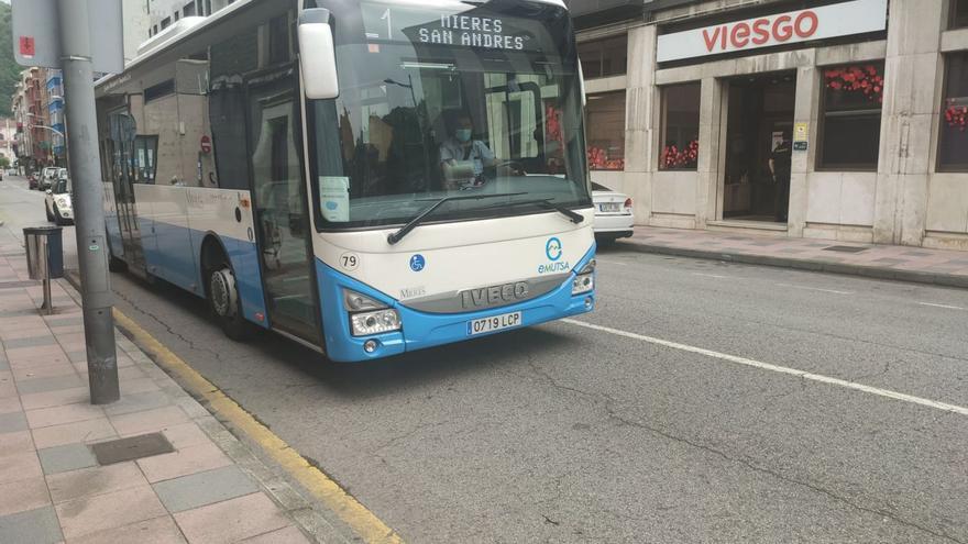 Autobuses gratis en Mieres: La propuesta del PP para la empresa de transportes municipal