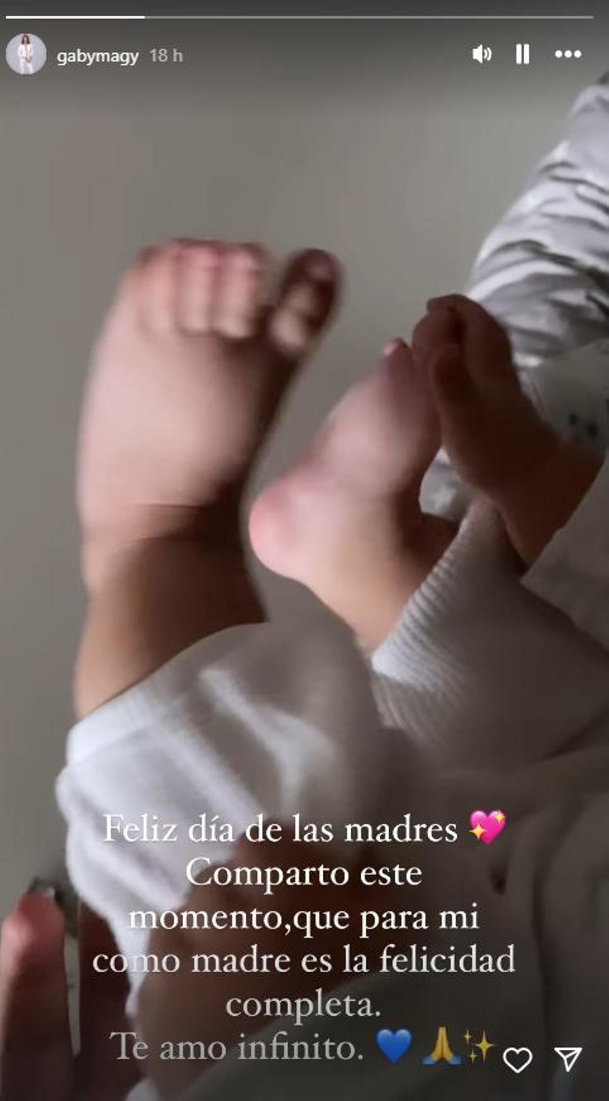 Gabriela Guillén comparte un vídeo del hijo de Bertín