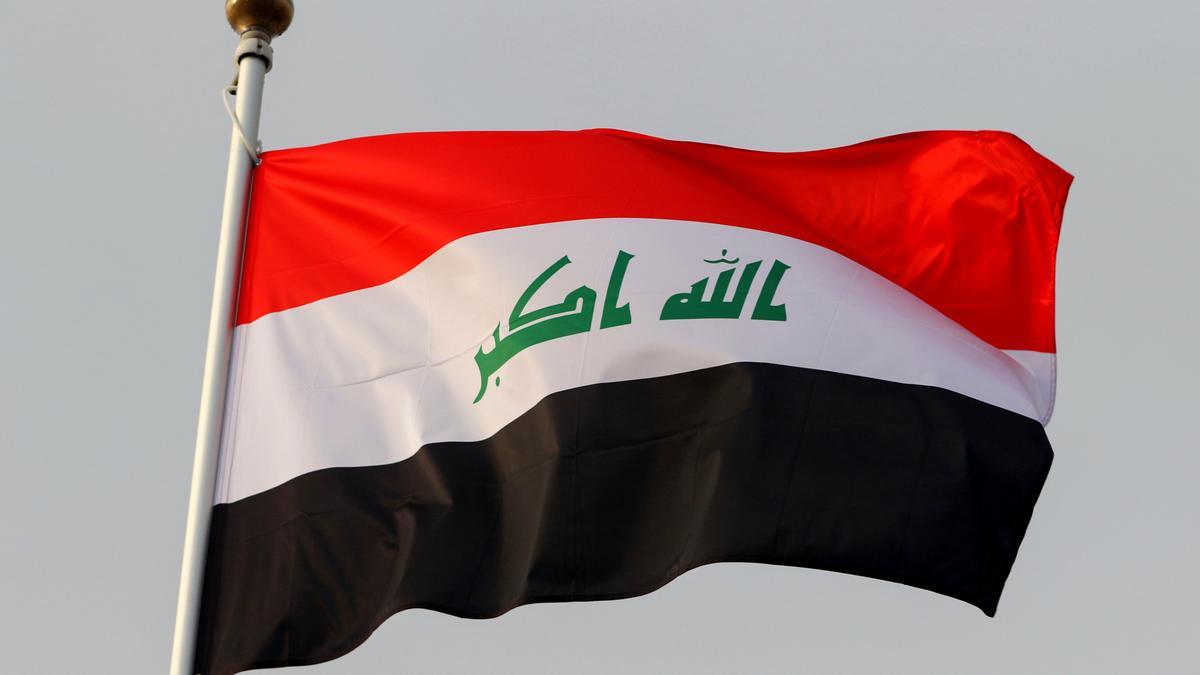 Bandera de Irak.