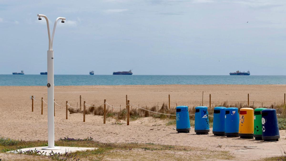 Las playas con Bandera Azul en la costa de la ciudad de València