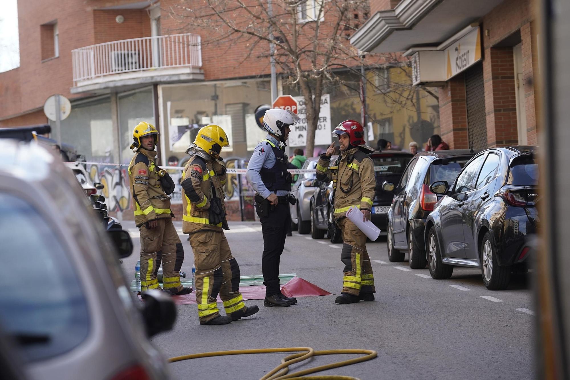 Incendi amb almenys un ferit en una botiga de roba de Girona