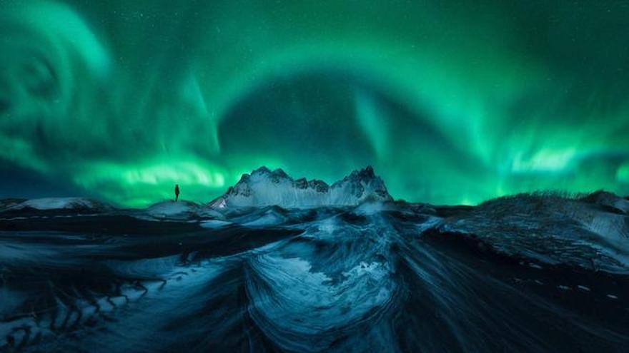 Una de las mejores fotos de auroras boreales.