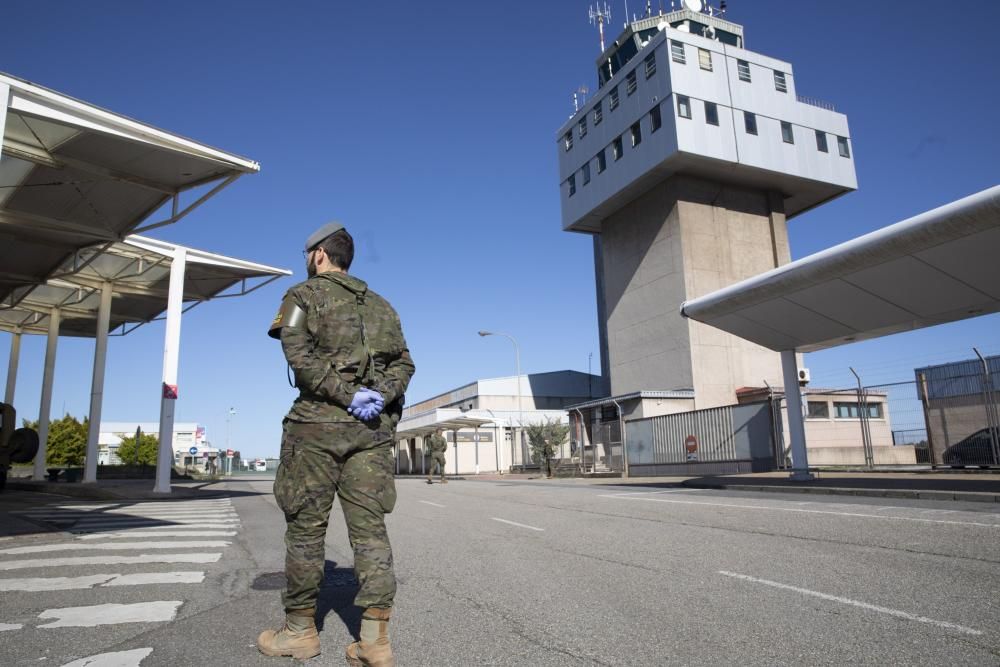 El ejercito, en tareas de desinfección en Asturias