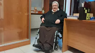L’última caputxina de Manresa marxa, i queda la gran incògnita de què passarà amb el convent