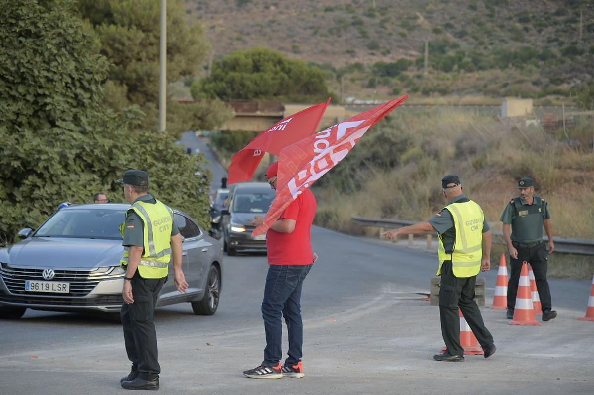 Huelga de los trabajadores de Repsol en Cartagena