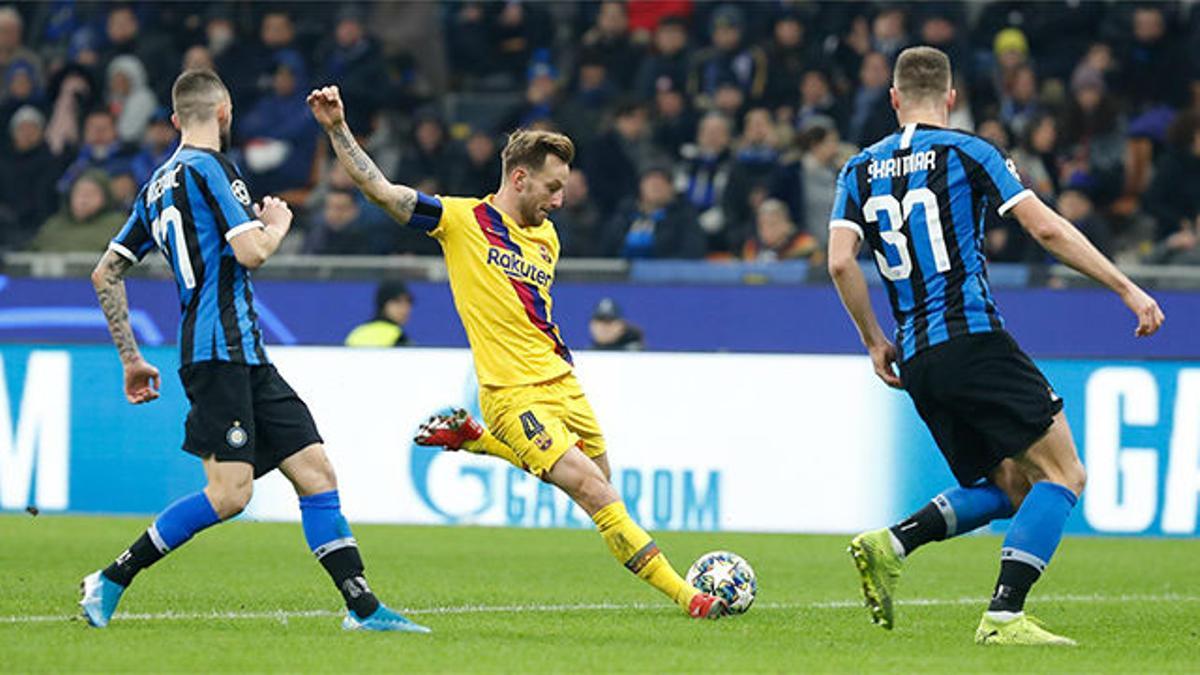 La arrancada de Rakitic desde campo propio que casi terminó en gol