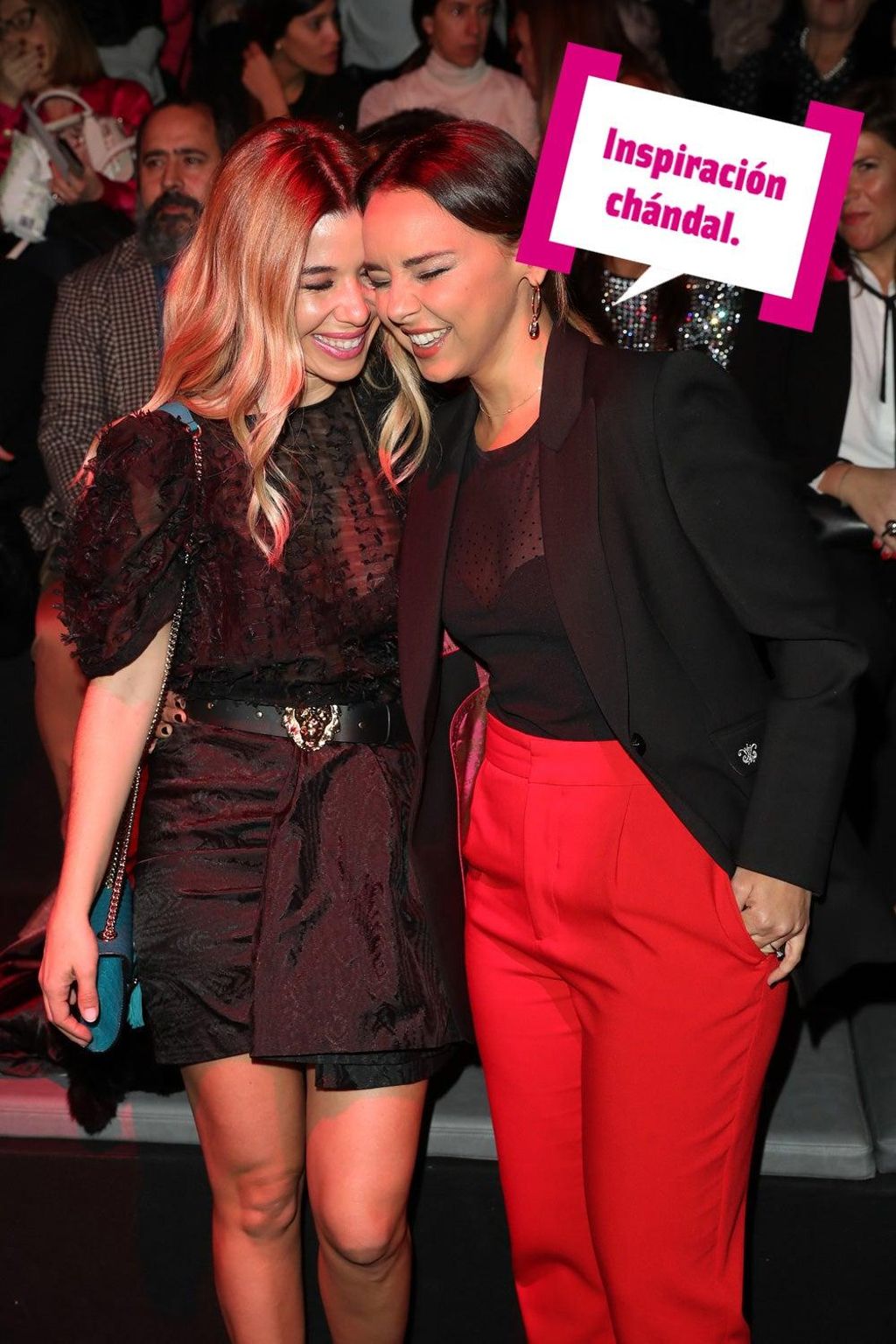 Chenoa y Natalia de OT en un desfile