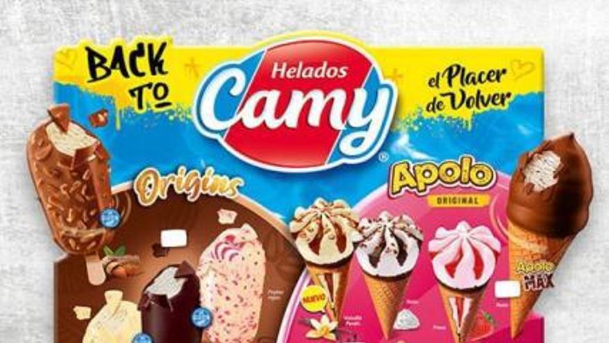 La heladera alzireña ICFC recupera las míticas marcas ‘Apolo’ y ‘Camy’