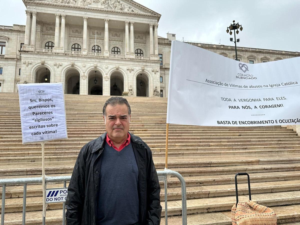 Juan Cuatrecases, portavoz de la asociación Anir, de víctimas de la pederastia