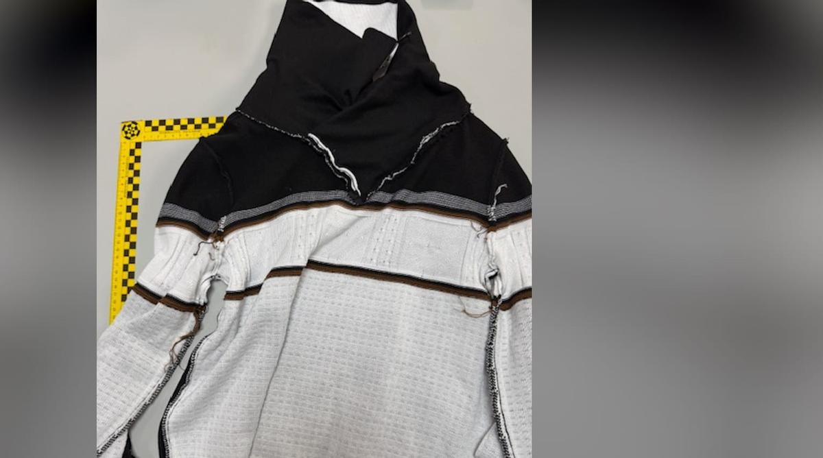 Prenda de ropa en la que se introdujo droga en Tenerife II