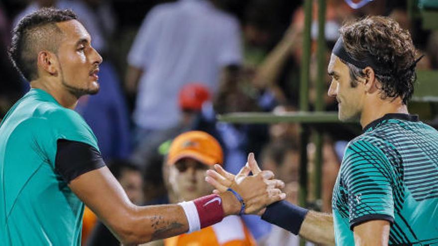 La mujer de Federer abucheó a Kyrgios