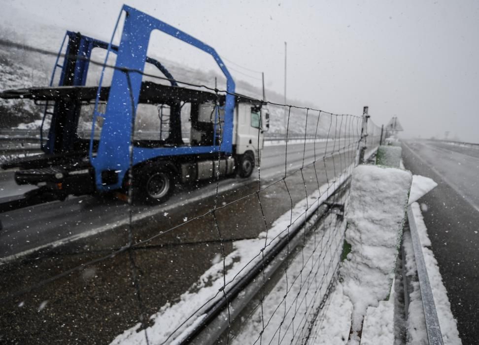 Abril en Galicia: frío, nieve y lluvia