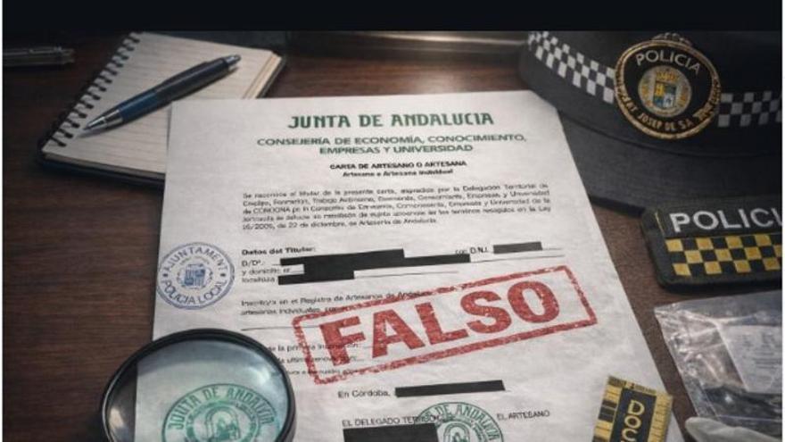 Investigan a dos personas por presentar acreditaciones falsas de artesano en un mercadillo de Sant Josep