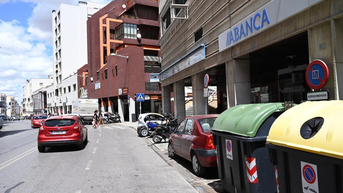 Avenida Juan Carlos I de Badajoz.