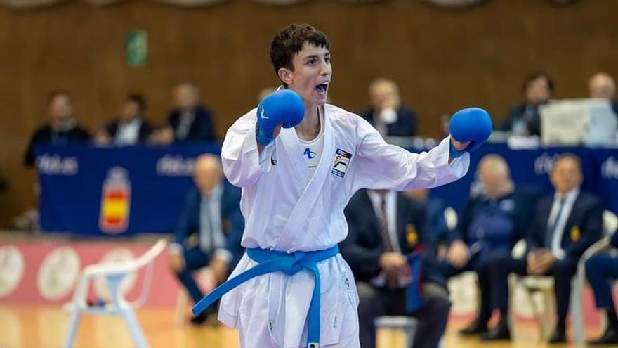 El ilicitano Rubén Diego, campeón de España cadete de Kárate