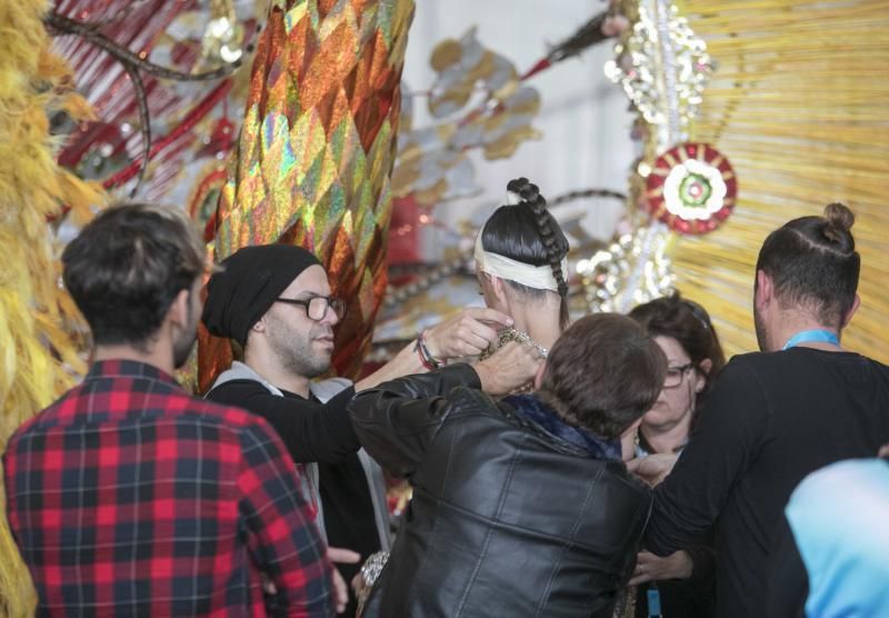 Backstage de la Gala de la Reina del Carnaval