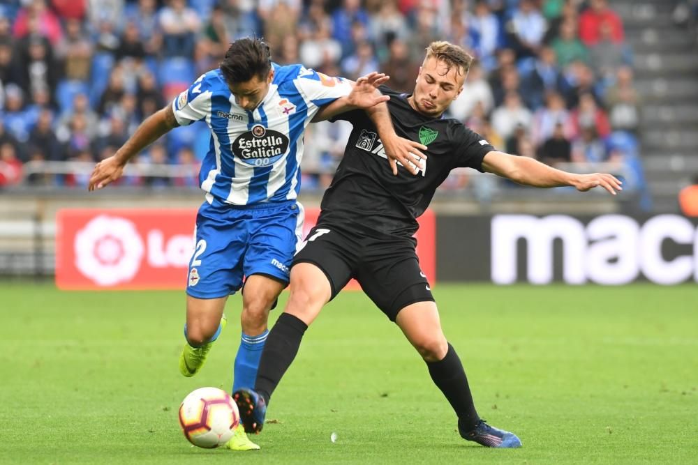 El Dépor remonta y le gana 4-2 al Málaga