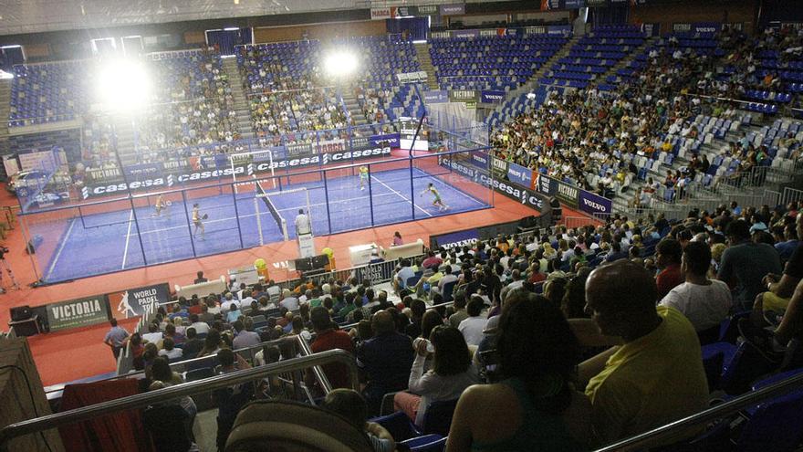 Un torneo anterior del World Padel Tour, en Málaga.