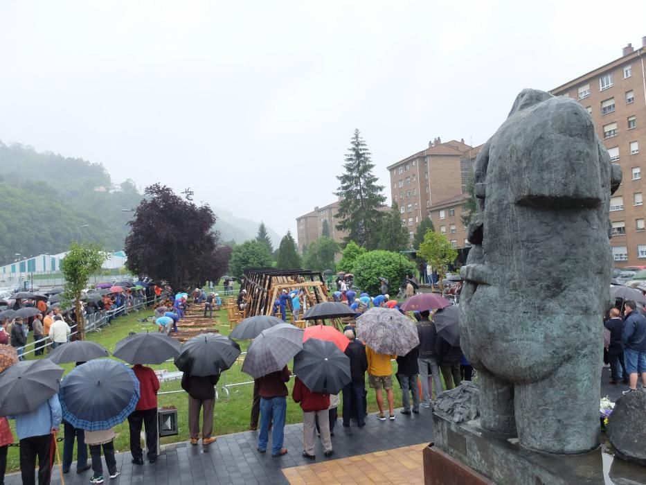 XXVIII Concurso Nacional de Entibadores Mineros en las fiestas de San Juan de Mieres