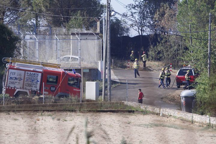 L'endemà de l'incendi a Girona