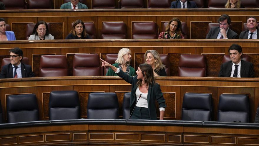 Vox a Irene Montero en el Congreso: “Su mérito es haber estudiado en profundidad a Iglesias"