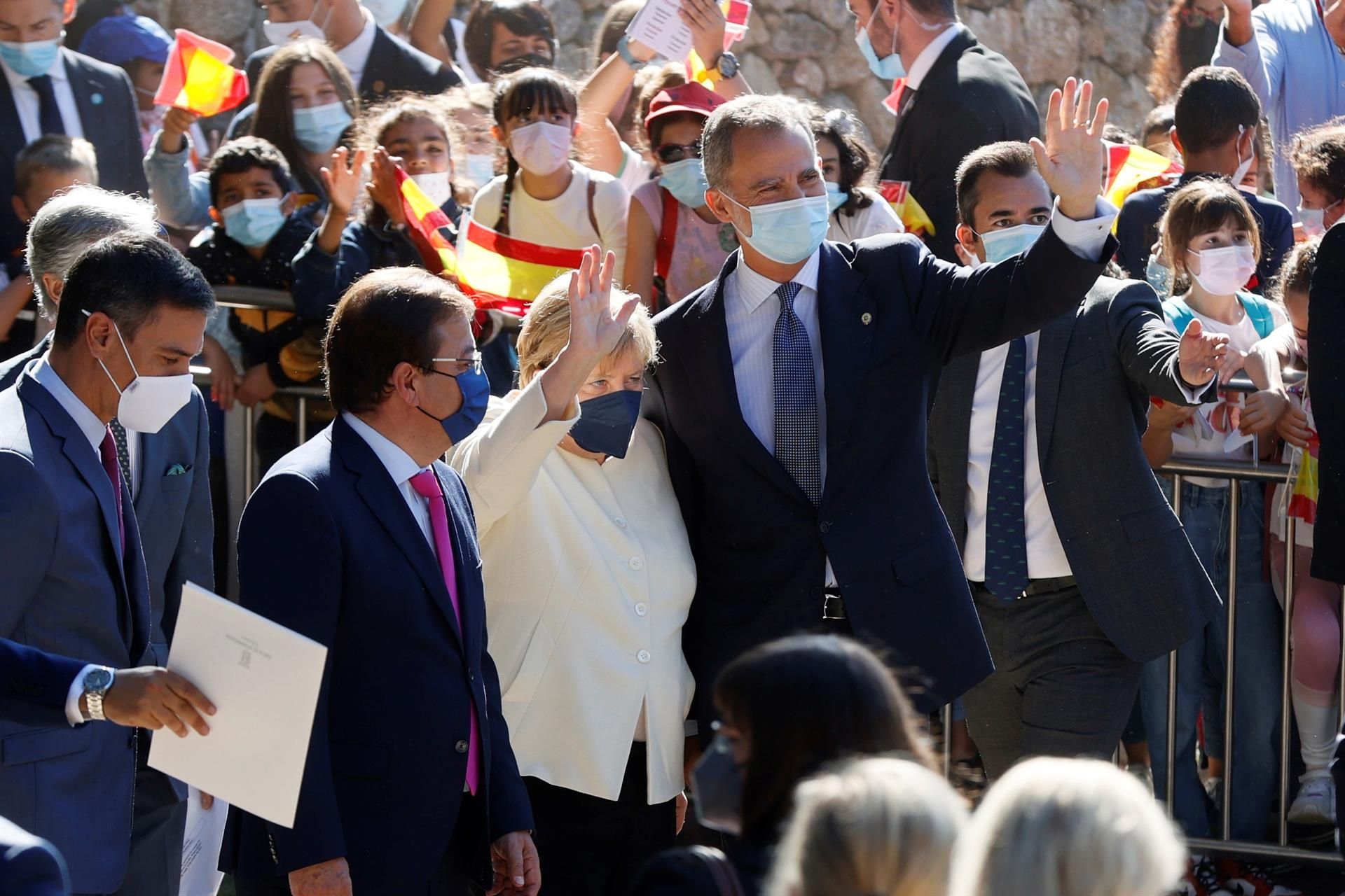 Entrega del premio Europeo Carlos V a Angela Merkel