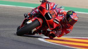 Ducati, amb Bagnaia i Miller, lidera la graella d’Aragó