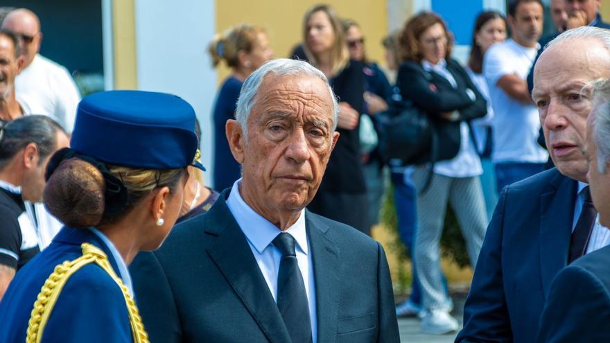 El presidente portugués acompaña a las familias en el funeral del &quot;Virgem Dolorosa&quot;