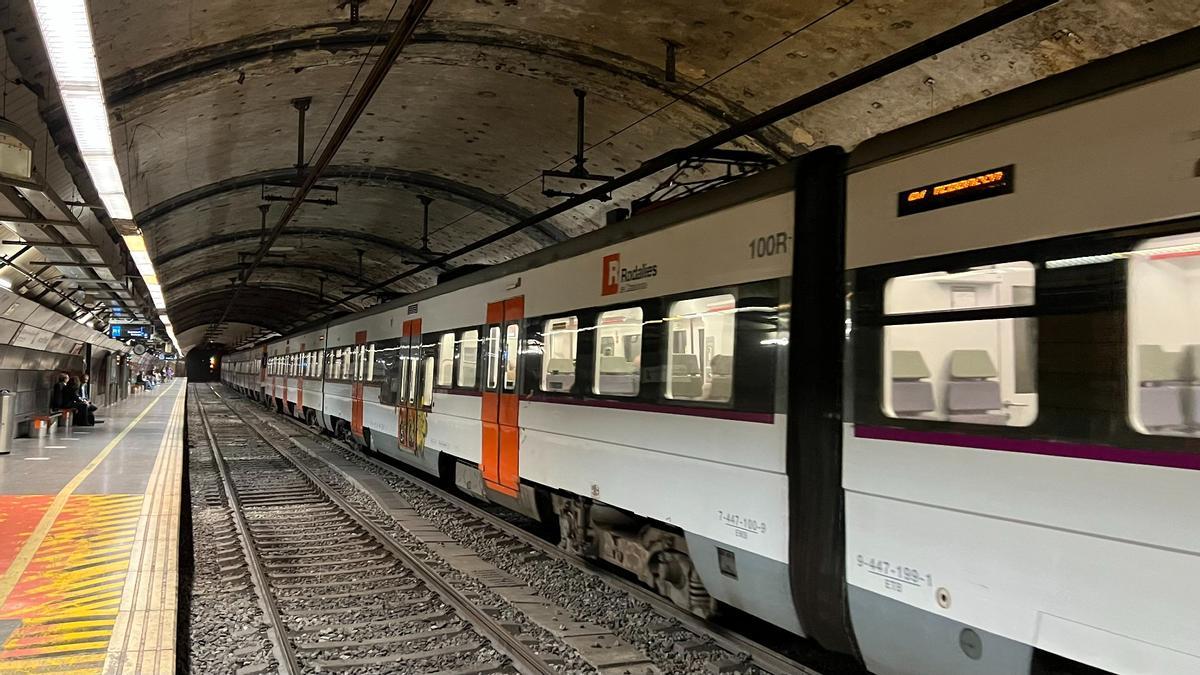 Estación de Rodalies de Arc de Triomf, en Barcelona