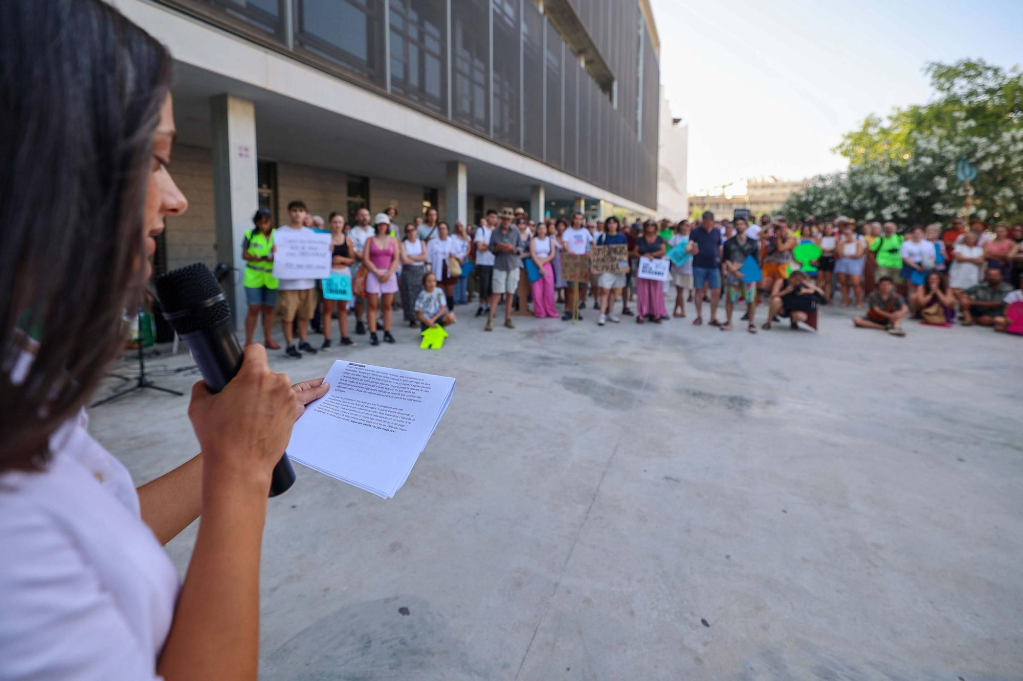Manifestación contra la masificación turística en Ibiza