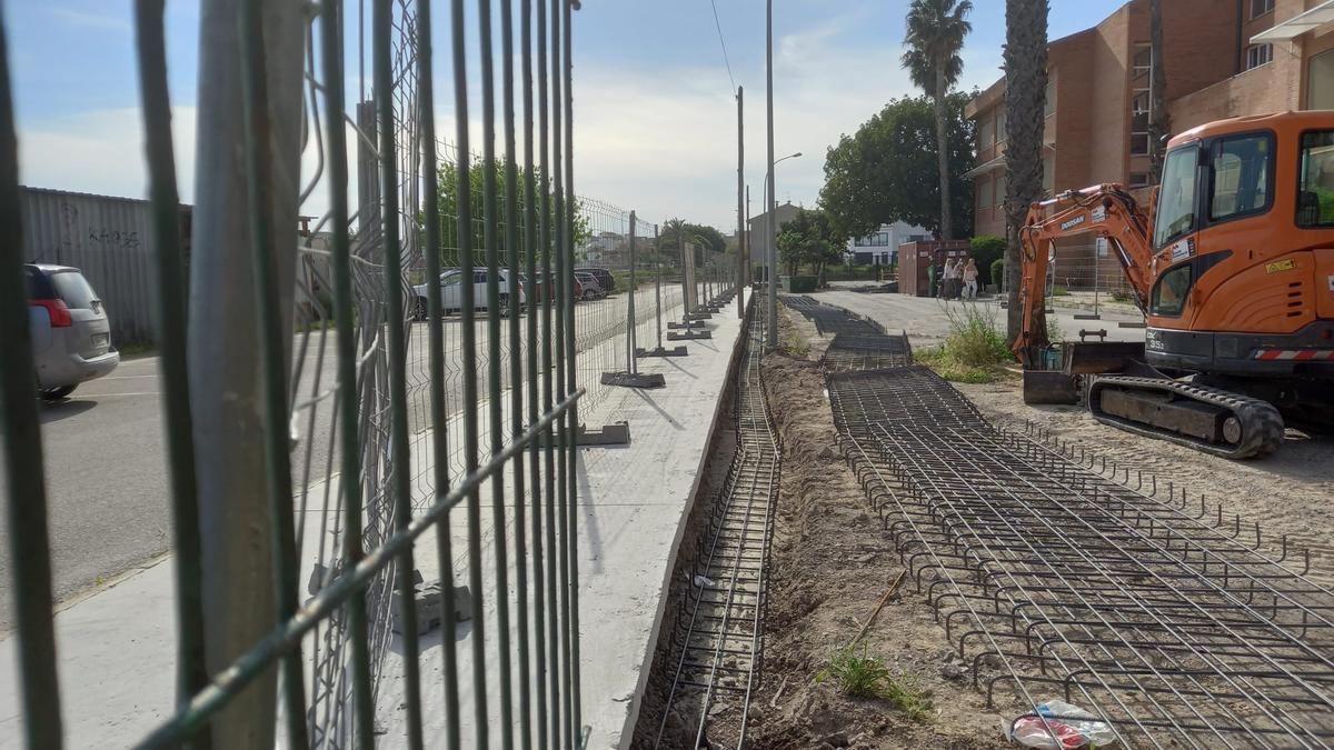 Obras de remodelación en el CEIP El Crist de Meliana.