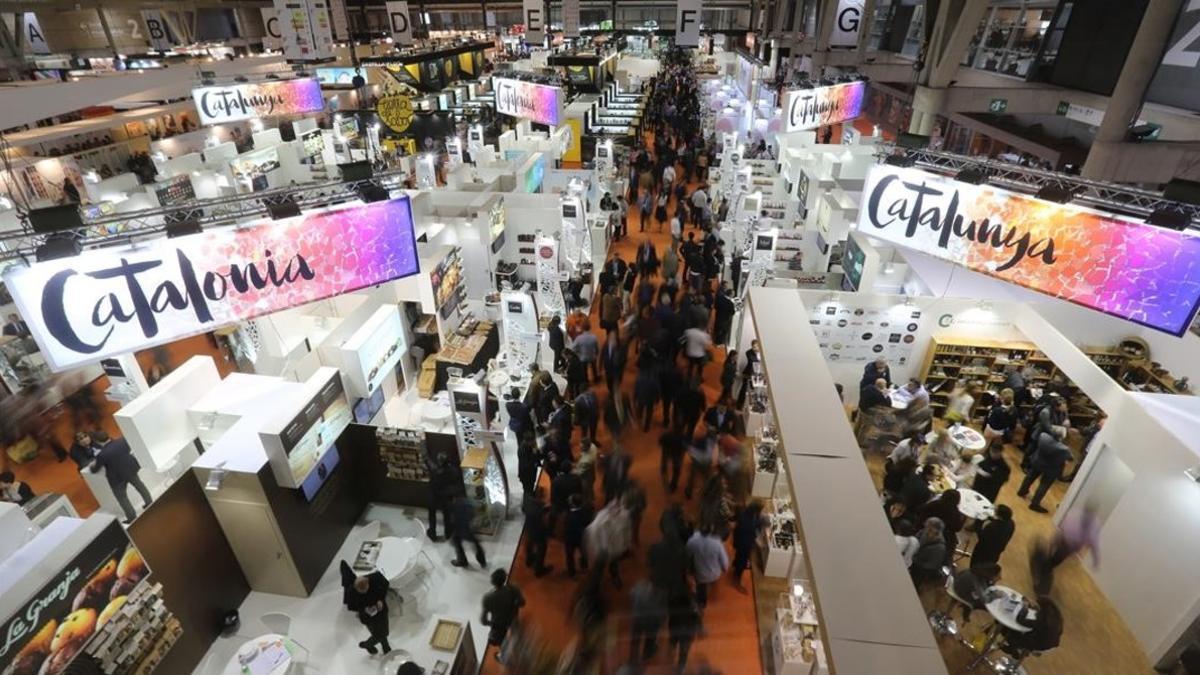 Ambiente en la feria Alimentaria.