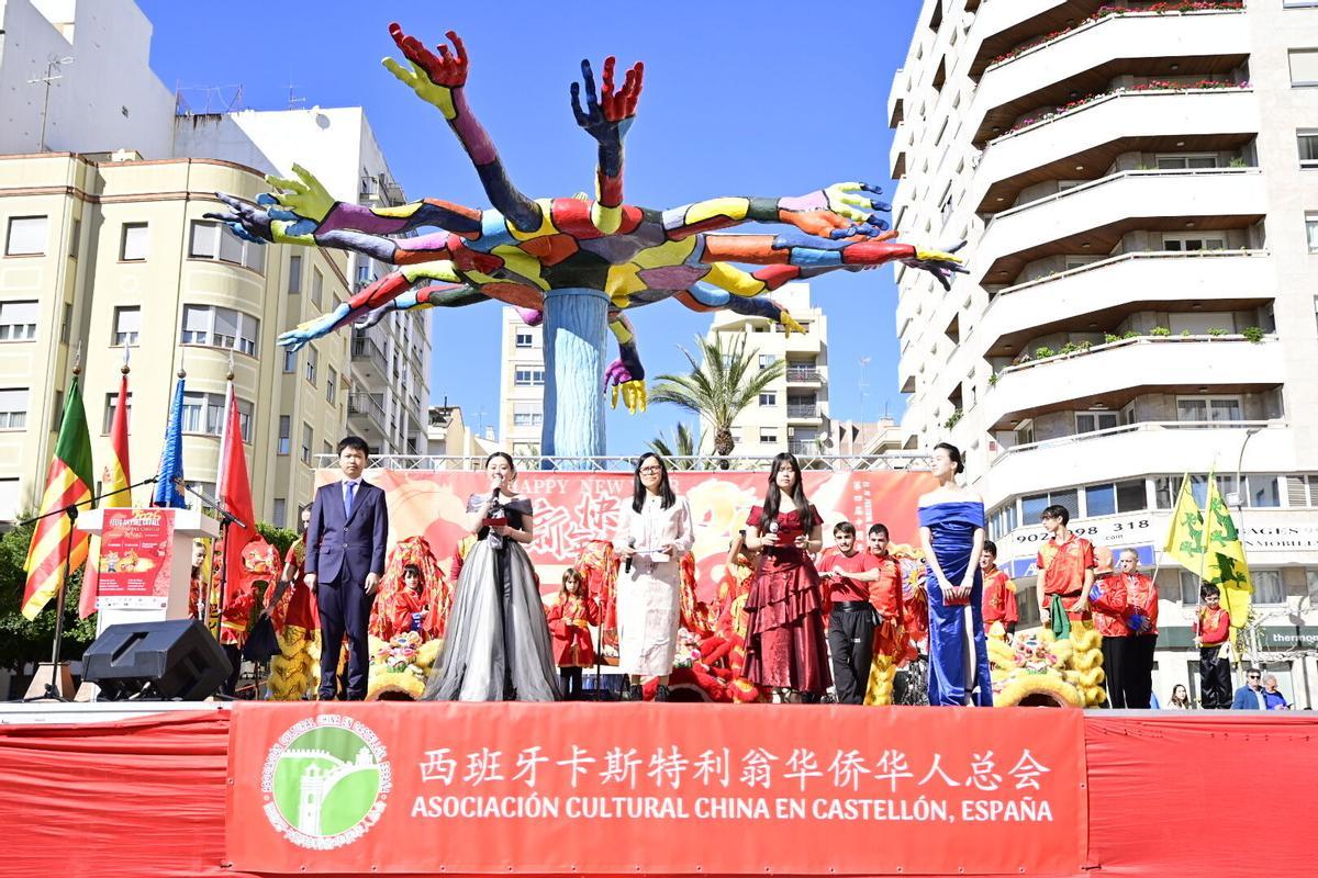 Las imágenes de la celebración del Año Nuevo chino en Castelló.