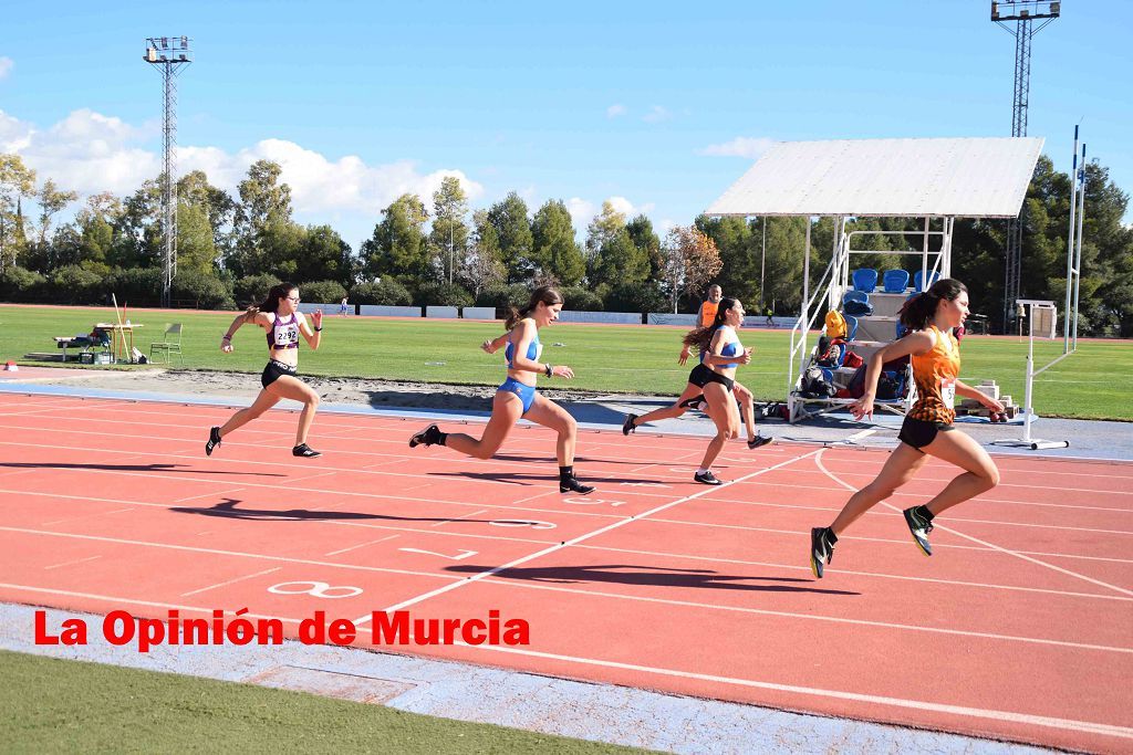 Regional absoluto y sub-23 de atletismo en Lorca (I)