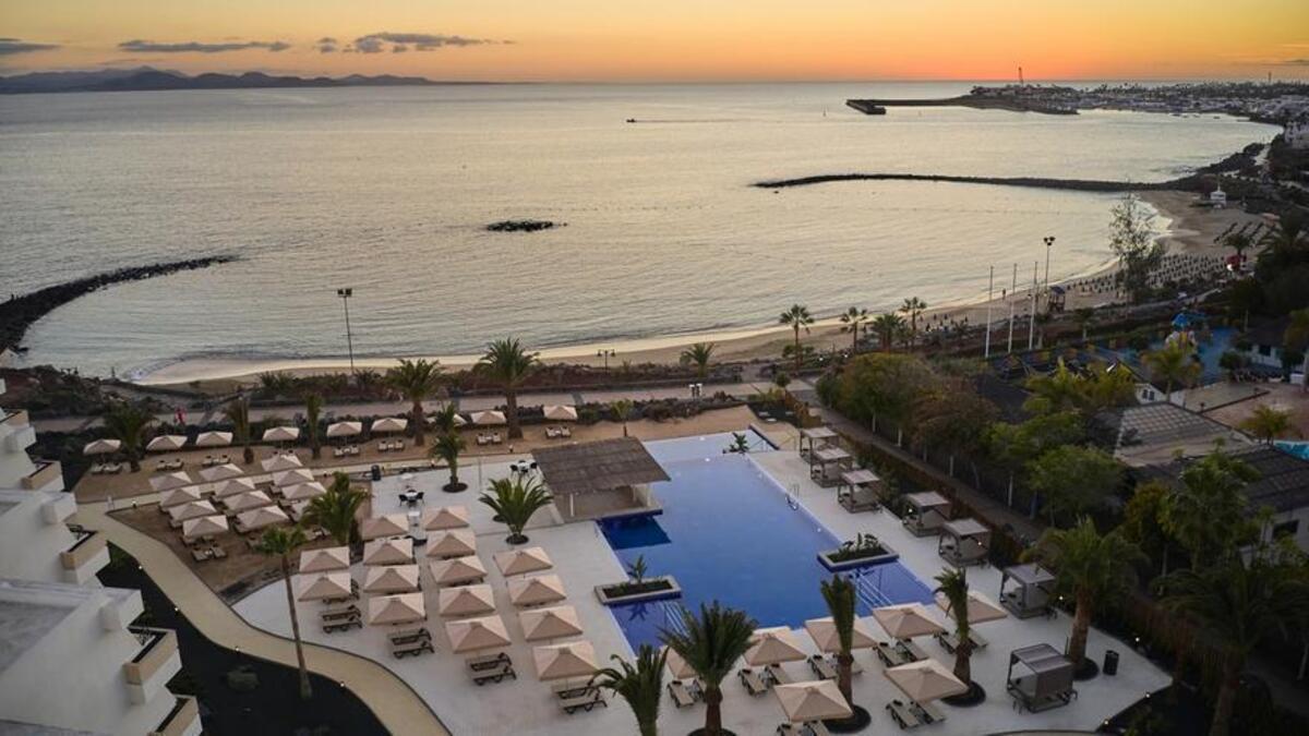 Zona de piscinas del Dreams Lanzarote.