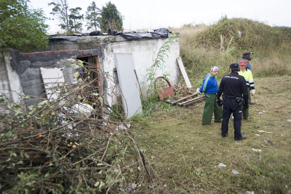 Buscan en O Castrillón al desaparecido en Eirís