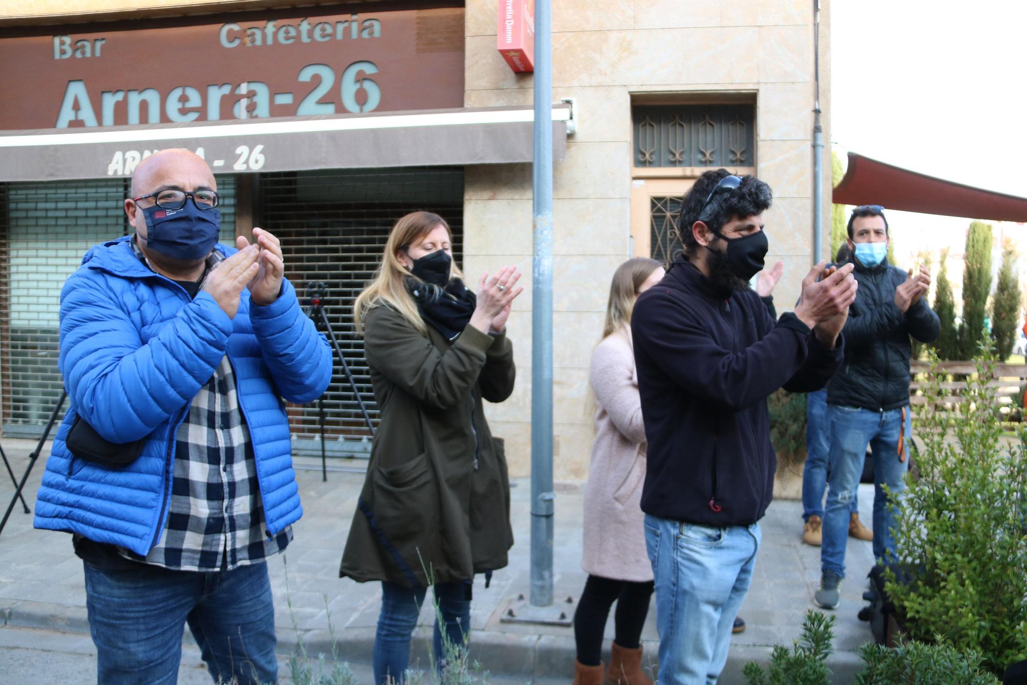 Concentració davant dels jutjats de Figueres per les citacions del tall del Tsunami Democràtic