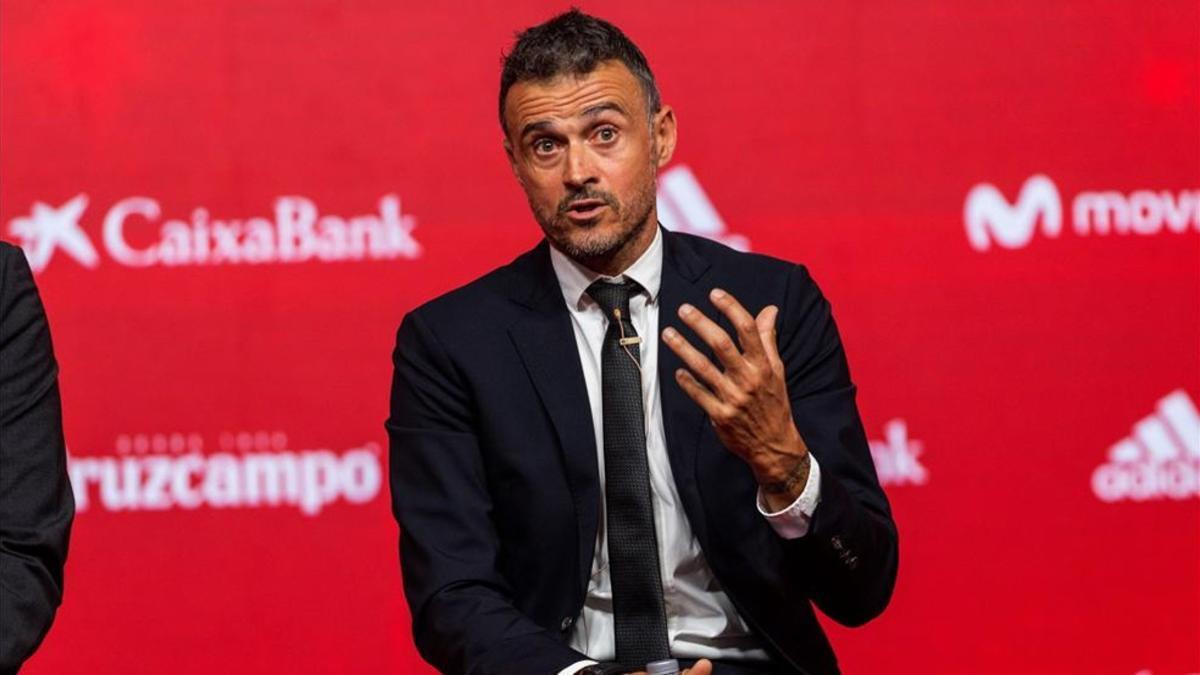 Luis Enrique expuso su ideario