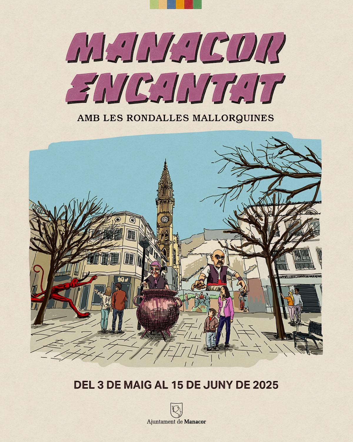 Cartel de esta nueva edición de Manacor Encantat.