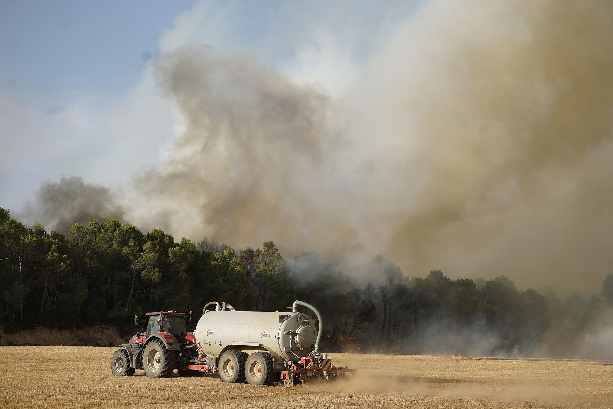 Les imatges de l'incendi de Ventalló i Vilopriu