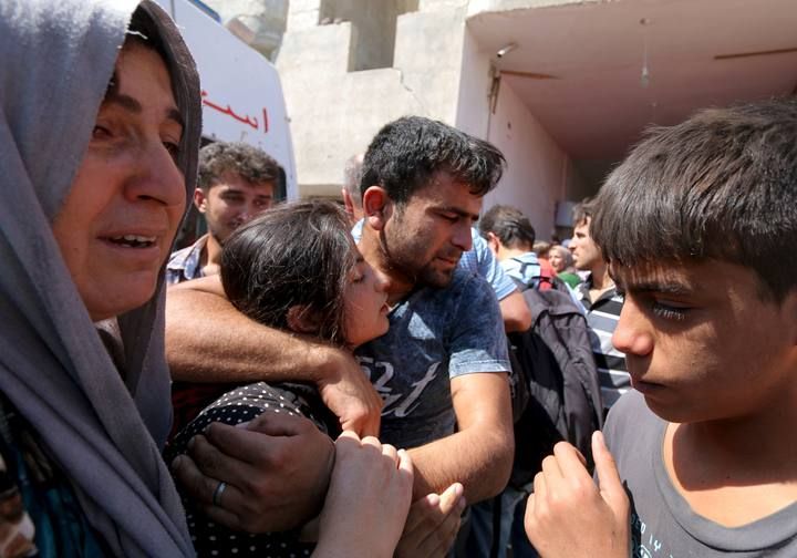 Entierran a Aylan, su hermano y su madre en Kobani