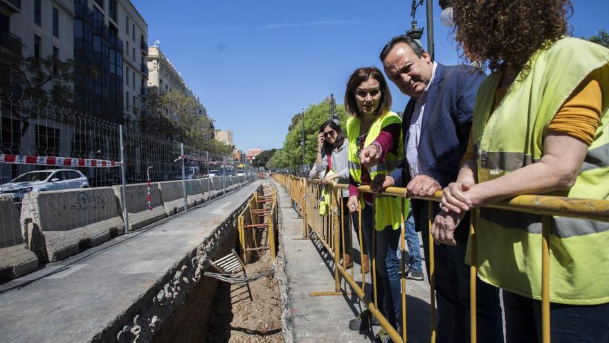 La Puerta de la Trinidad de la muralla cristiana aparece en las obras de agua potable