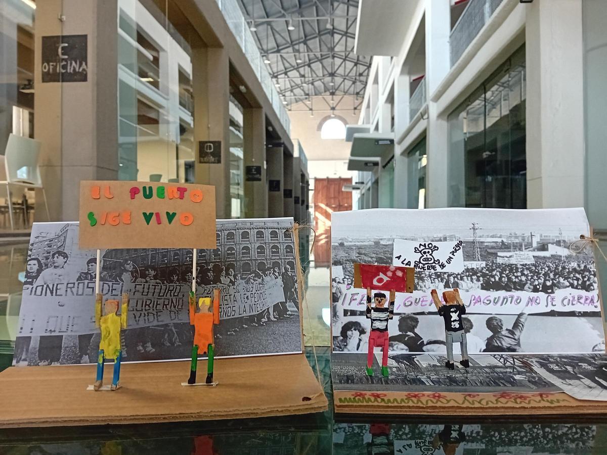 Actividades hechas en un taller ifantil en el futuro museo.