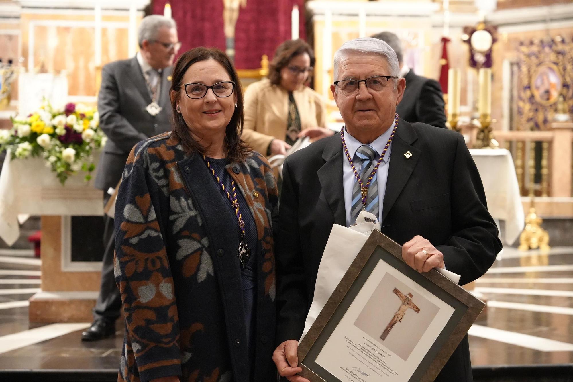 Las fotos de la misa para conmemorar el 50º aniversario de la Junta Central de Semana Santa de Vila-real